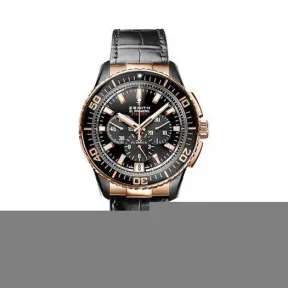 真力时/Zenith El Primero系列 18k玫瑰金 自动机械机芯 男表 85.2060.405-23.C713