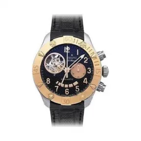 真力时/Zenith El Primero 18k玫瑰金-不锈钢 自动机械机芯 男表 86.0516.4021-21.C648