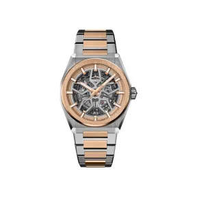 真力时/Zenith Defy系列 磨砂钛金属和18K玫瑰金 自动机械机芯 男表 87.9001.670-79.M9001