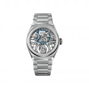 真力时/Zenith Defy系列 磨砂钛金属 手动机械机芯 男表 95.9000.8812-78.M9000