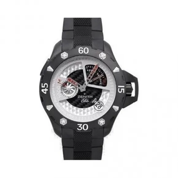 真力时/Zenith 日期显示 不锈钢-钛金属 自动机械机芯 男表 96.0515.685-21.R642