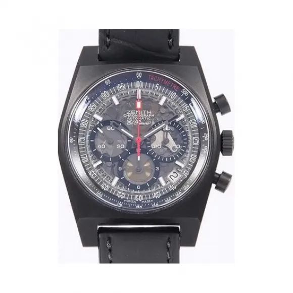 真力时/Zenith 日期显示 钛金属 自动机械机芯 男表 96.1969.469-77.C683