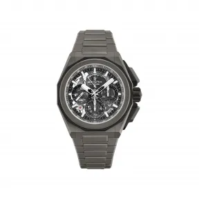 真力时/Zenith DEFY系列 45MM 微喷砂钛金属 自动机械机芯 男表 97.9100.9004-02.I001