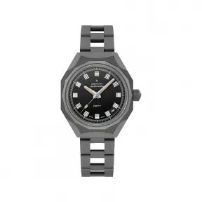 真力时/Zenith DEFY 系列 37 MM 微喷砂钛金属 自动机械机芯 男表 97.A3642.670-21.M3642