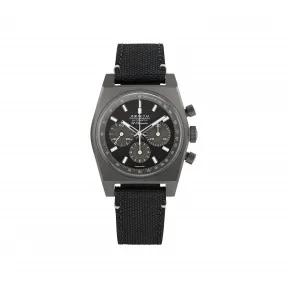 真力时/Zenith 旗舰系列 Microblasted Ti 37毫米 MM 男表 97.T384.4061-21.C822