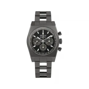 真力时/Zenith CHRONOMASTER旗舰系列复刻版“暗影”腕表  97.T384.4061-21.M384