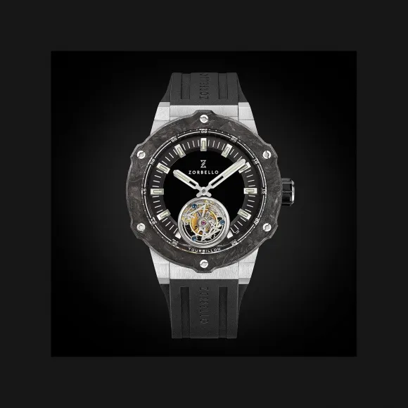 佐贝洛/Zorbello T2 系列 45MM 不锈钢 自动机械机芯 男表 ZBAC001