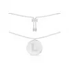 APM 字母L可调节项链 - 银白色 AC3880OXL