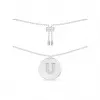 APM 字母U可调节项链 - 银白色 AC3880OXU