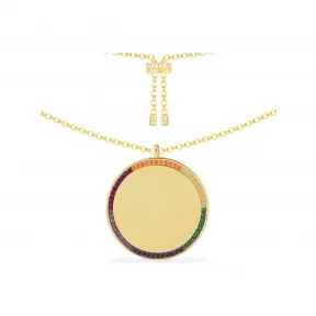 APM 彩虹金色 项链 AC5197MY