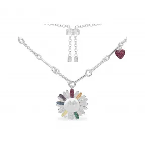 APM 爱心多彩雏菊项链 AC5774M