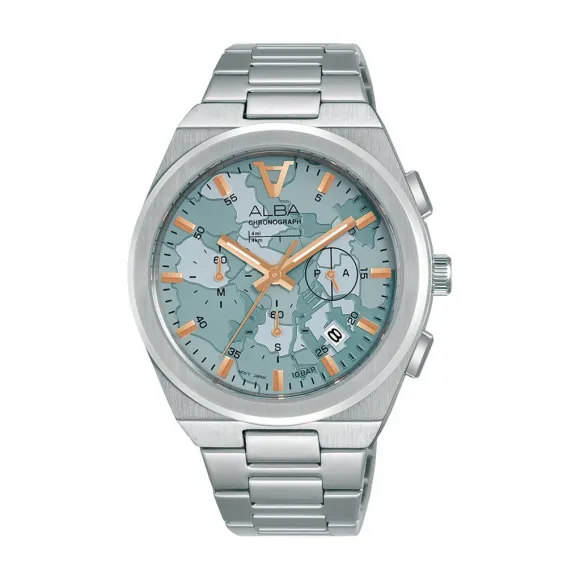 雅柏/Alba 41MM 不锈钢表壳 男表 AT3H55X1