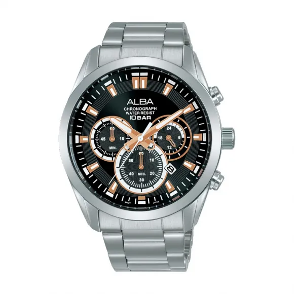 雅柏/Alba 43MM 不锈钢表壳 男表 AT3H67X1