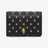 亚历山大麦昆/Alexander McQueen 纳帕皮革铆钉 Fold Over 卡夹 女士 22000644be 327883AXZOO1000
