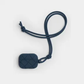 葆蝶家/Bottega Veneta 深蓝色 硅胶 男士 耳机盒 691715V0EY03116