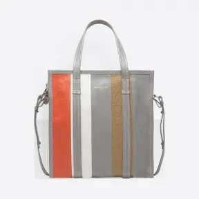 巴黎世家/Balenciaga Bazar小号购物包 - BEIGE / ORANGE / TAUPE | 女士BBazar手袋 443096-DE9NN-9680