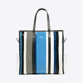 巴黎世家/Balenciaga Bazar中号购物包 - BLEU / GRIS | 女士BBazar手袋 443097-DE9ON-4380