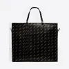 巴黎世家/Balenciaga Bazar加大号购物包 - BLACK / GOLD | 女士BBazar手袋 443099-D8M1N-1080
