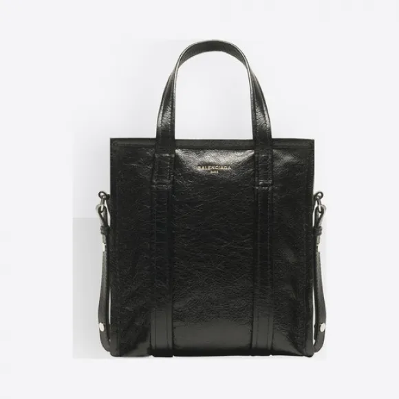 巴黎世家/Balenciaga Bazar超小号购物包 - 黑色 | 女士BBazar手袋 452458-D94IN-1000