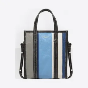 巴黎世家/Balenciaga Bazar超小号购物包 - 蓝色 蓝色 | 女士BBazar手袋 452458-DE9ON-4380