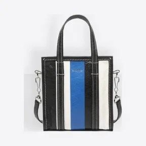 巴黎世家/Balenciaga ‎女士‎ ‎白色/ 黑色/ 蓝色 ‎ ‎Bazar特小号购物包 ‎ | Balenciaga 513988-DE9BN-6460