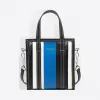 巴黎世家/Balenciaga ‎女士‎ ‎白色/ 黑色/ 蓝色 ‎ ‎Bazar超小号购物包 ‎ | Balenciaga 513989-DE9BN-6460