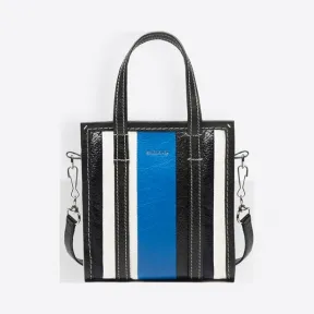 巴黎世家/Balenciaga ‎女士‎ ‎白色/ 黑色/ 蓝色 ‎ ‎Bazar超小号购物包 ‎ | Balenciaga 513989-DE9BN-6460