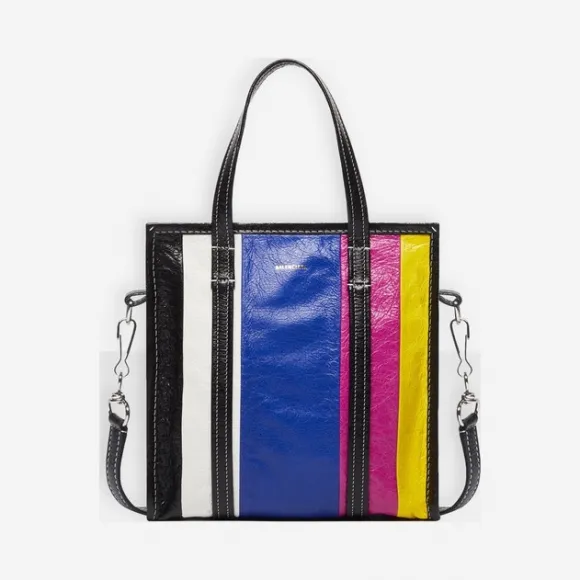 巴黎世家/Balenciaga ‎女士‎ ‎BLUE/PINK ‎ ‎Bazar小号购物包 ‎ | Balenciaga 513990-0Q7LN-4285