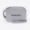 巴黎世家/Balenciaga 银色 加小号Everyday Glitter摄影包 45472602ni