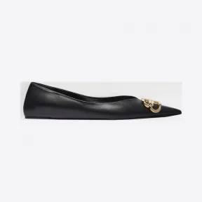 巴黎世家/Balenciaga 黑色 Square Knife BB平底芭蕾舞鞋 11732028uq