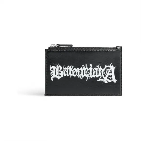 巴黎世家/Balenciaga Cash Diy Metal大号长款零钱包和卡夹 6405352AAW31090