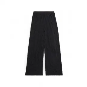 巴黎世家/Balenciaga Mesh Baggy 运动裤 在 黑 745015-TLV19-1000