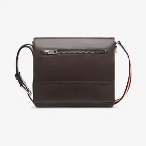 巴利/Bally 巧克力色小号皮革邮差包 6214307