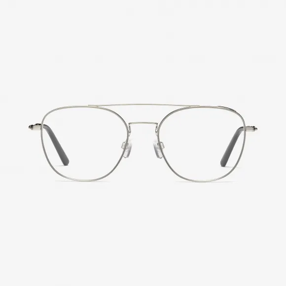 巴利/Bally 闪亮钯金色金属眼镜 6227915