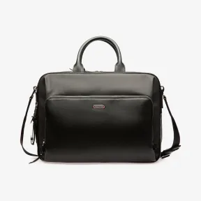 巴利/Bally 黑色涂层棉和小牛皮混纺商务包 6227991