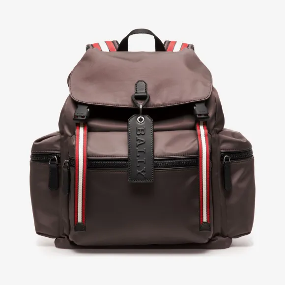 巴利/Bally 普鲁士蓝尼龙双肩背包 6228643