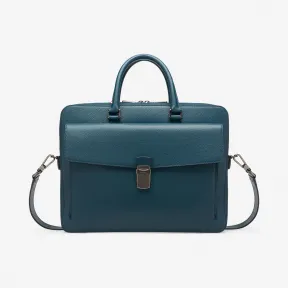 巴利/Bally 深蓝绿色皮革商务包 6228692