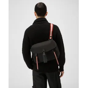 巴利/Bally 男士黑色 Catch 尼龙邮差包 6228765