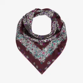 巴利/Bally 深紫红真丝大方巾 6229361