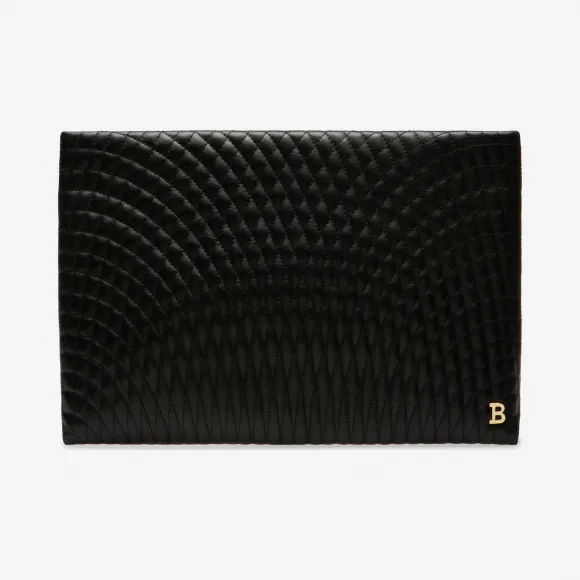 巴利/Bally 黑色皮革手拿包 6229874