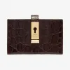 巴利/Bally 深紫红小牛皮名片夹 6230014