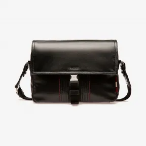 巴利/Bally 黑色皮革邮差包 6234238