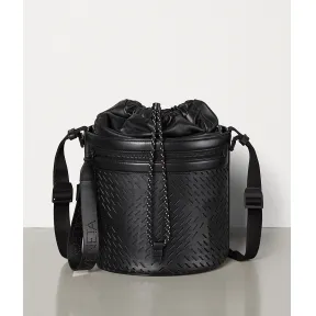 葆蝶家/Bottega Veneta 镂空PAPER小牛皮水桶邮差包 578544VBOY11000