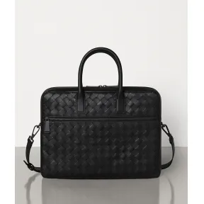 葆蝶家/Bottega Veneta 黑色 公文包 601065-VCPQ1-8984
