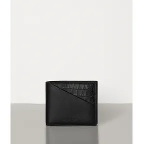 葆蝶家/Bottega Veneta 双折钱包，配有零钱袋 61939-0VMAU-8803