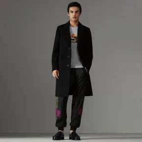 博百利/Burberry 男士 典藏绣标棉质 T 恤衫 (浅麻灰) - 男士  80029521