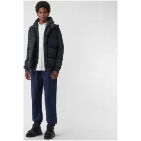 博百利/Burberry 男士 刺绣徽标平织运动裤 (海军蓝) - 男士  80040231