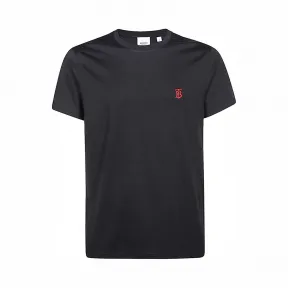 博百利/Burberry 专属标识图案棉质 T 恤衫 (海军蓝) - 男士  80140221