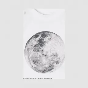 博百利/Burberry 童装 月亮印花棉质 T 恤衫 (白色) 80209811