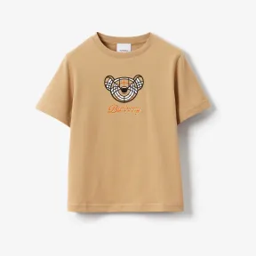博百利/Burberry Thomas 泰迪熊装饰棉质 T 恤衫 (典藏米色) 80583821